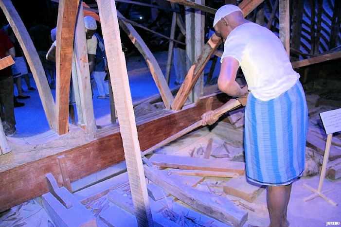 Dubai Museum Bau eines Dhow